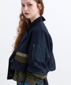 【アウラアイラ/AULA AILA】のTRENCH MA-1 NAVY×KHAKI|ID: prp329100004600283 ipo3291000000032702452