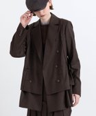 【アウラアイラ/AULA AILA】の2WAY LOOSE JACKET 人気、トレンドファッション・服の通販 founy(ファニー) ファッション Fashion レディースファッション Fashion for Women アウター Coat / Outerwear Collection レディースジャケット・軽アウター Jackets 冬 Winter / This Winter A/W・秋冬 Autumn/Winter thumbnail BROWN|ID: prp329100004600285 ipo3291000000032702460