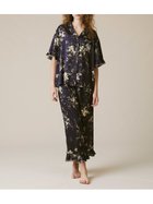 【スナイデル ホーム/SNIDEL HOME】の【Luxshine】【接触冷感】プリントロングパンツ 人気、トレンドファッション・服の通販 founy(ファニー) ファッション Fashion レディースファッション Fashion for Women パンツ Pants & Trousers おすすめ Recommended / Our Picks ドレープ Drape, Draping Fabric パイピング Piping, Trim Design フラワー Flower, Floral フリル Frill, Ruffle プリント Print, Printed Pattern ポケット Pocket, Pocket Detail リュクス Luxury, Elegant, High-End, Chic ロング Long, Long-Length エレガント 上品 Elegant 吸水 Absorbent, Quick-Dry thumbnail NVY[089]|ID: prp329100004600289 ipo3291000000032702477