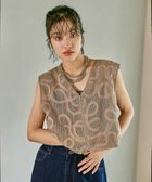 【レプシィム ローリーズファーム/LEPSIM LOWRYS FARM】のエンブロイダリーレースジレ 人気、トレンドファッション・服の通販 founy(ファニー) ファッション Fashion レディースファッション Fashion for Women アウター Coat / Outerwear Collection トップス・カットソー Cut & Sew Tops ベスト&ジレ / 重ね着スタイル Vests & Gilets おすすめ Recommended / Our Picks ショート Short, Short Length セットアップ Set-Up, Coordinated Outfit トレンド Trend, Trending Now ボトム Bottoms, Lower Wear レース Lace, Lace Fabric 今季 This Season, Current Season thumbnail ベージュ51|ID: prp329100004600298 ipo3291000000033586419