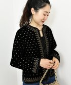 【ルクールブラン/le.coeur blanc】のTORRAZZO DONNAベロア刺繍ジャケット ブラック|ID: prp329100004600300 ipo3291000000032702516