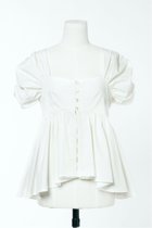 【その他のブランド/Other】のOPEN-BACK GATHERED ORGANIC COTTON TOP WHITE|ID: prp329100004600334 ipo3291000000032702759