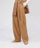 【バビロン/BABYLONE / KIDS】のリネンレーヨンストレッチワイドパンツ キャメル54|ID: prp329100004600349 ipo3291000000032702881