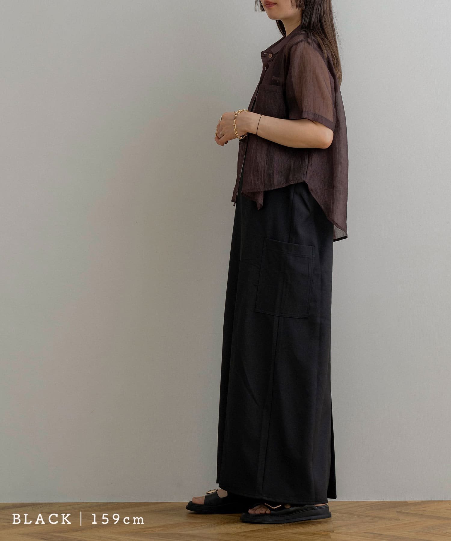 【その他のブランド/Other】のストレッチツイルジャンパースカート インテリア・キッズ・メンズ・レディースファッション・服の通販 founy(ファニー) 　ファッション　Fashion　レディースファッション　Fashion for Women　スカート　Skirts　シンプル　Simple, Minimal　スリット　Slit, Slit Detail　ツイル　Twist, Twisted Detail　ポケット　Pocket, Pocket Detail　夏　Summer　春　Spring　S/S・春夏　SS, Spring/Summer, Warm Season　ブラック|ID: prp329100004600518 ipo3291000000032708423