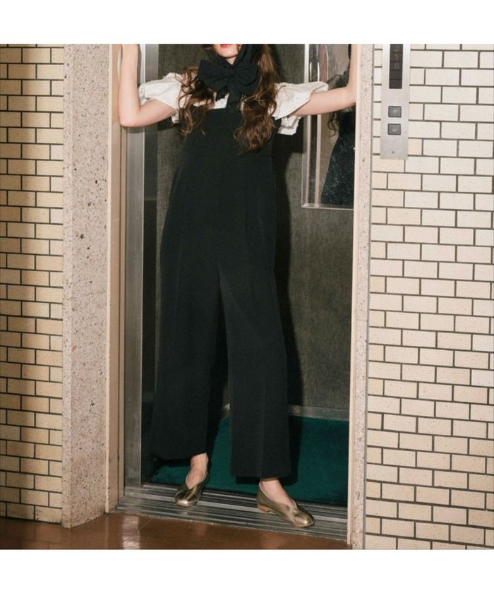 【その他のブランド/Other】のribbon frills pants dress インテリア・キッズ・メンズ・レディースファッション・服の通販 founy(ファニー) https://founy.com/ ファッション Fashion レディースファッション Fashion for Women ワンピース Dresses フォーマル・パーティードレス・結婚式用ドレス Elegant & Casual Dresses |ID: prp329100004600533 ipo3291000000032708525