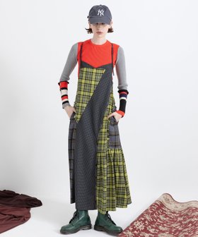【アウラアイラ/AULA AILA】のCHECKERED JUMPER SKIRT 人気、トレンドファッション・服の通販 founy(ファニー) ファッション Fashion レディースファッション Fashion for Women スカート Skirts 冬 Winter / This Winter A/W・秋冬 Autumn/Winter |ID:prp329100004600577