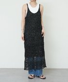 【パルグループ/PAL GROUP】の【SHENERY】透かし編スパンコールキャミドレス 人気、トレンドファッション・服の通販 founy(ファニー) ファッション Fashion レディースファッション Fashion for Women トップス・カットソー Cut & Sew Tops キャミソール&ノースリーブ Camisoles & Sleeveless Tops ワンピース Dresses フォーマル・パーティードレス・結婚式用ドレス Elegant & Casual Dresses おすすめ Recommended / Our Picks スパンコール Sequins, Sequin Embellishment デニム Denim, Jeans Material エレガント 上品 Elegant 夏 Summer 透かし Cut-Out, Lacework thumbnail ブラック|ID: prp329100004600579 ipo3291000000032708821