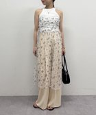 【パルグループ/PAL GROUP】の【Loungedress】フラワーオーガンジーキャミワンピース オフホワイト|ID: prp329100004600580 ipo3291000000032708829