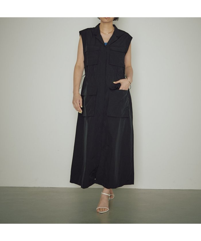 【パルグループ/PAL GROUP】の【earthy_】ナイロンロングベストワンピース インテリア・キッズ・メンズ・レディースファッション・服の通販 founy(ファニー) https://founy.com/ ファッション Fashion レディースファッション Fashion for Women アウター Coat / Outerwear Collection インナー Innerwear タンク Tank Top, Sleeveless Top ドローコード Drawcord, Drawstring Cord フロント Front, Front Design ベスト Vest, Waistcoat ポケット Pocket, Pocket Detail 再入荷 Restock / Back in Stock おすすめ Recommended / Our Picks |ID: prp329100004600581 ipo3291000000032708833