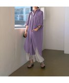【スタイルデリ/STYLE DELI】の【LUXE】さらさら落ち感ワイドスリーブワンピース パープル|ID: prp329100004600594 ipo3291000000032708900