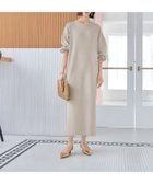 【スタイルデリ/STYLE DELI】の綿ACオーバースリーブワンピース ライトグレージュ|ID: prp329100004600595 ipo3291000000032708914