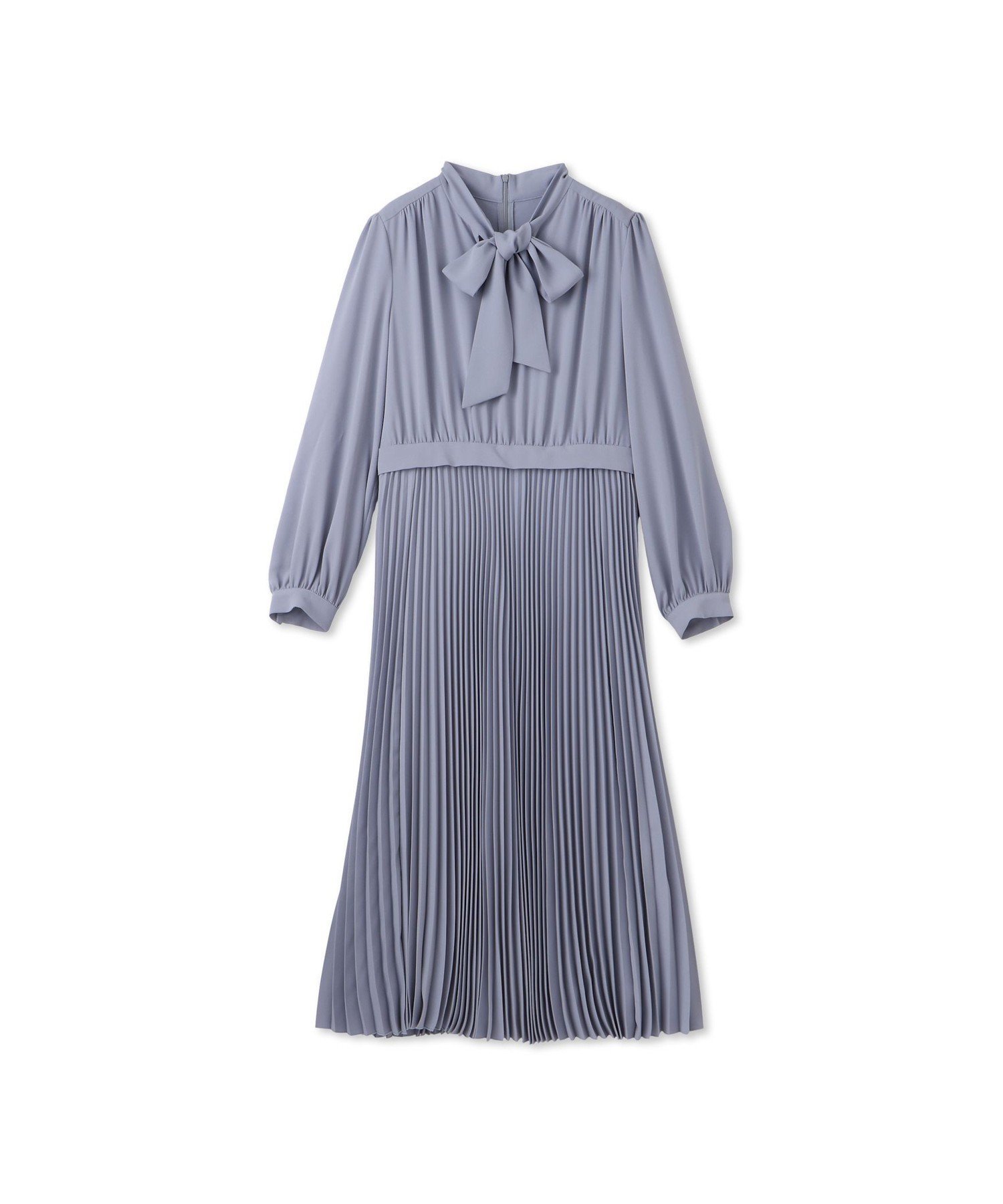 【ロートレ アモン/LAUTRE AMONT】のプリーツワンピース インテリア・キッズ・メンズ・レディースファッション・服の通販 founy(ファニー) 　ファッション　Fashion　レディースファッション　Fashion for Women　ワンピース　Dresses　とろみ　Fluid, Flowy Fabric　ジョーゼット　Georgette, Semi-Sheer Fabric　ストレッチ　Stretch, Stretchy Fabric　ドレープ　Drape, Draping Fabric　プリーツ　Pleats, Pleated　エレガント 上品　Elegant　ライトブルー|ID: prp329100004600604 ipo3291000000032708989