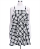 【クリア/clear】のチェック柄ティアードフリルミニワンピース 人気、トレンドファッション・服の通販 founy(ファニー) ファッション Fashion レディースファッション Fashion for Women ワンピース Dresses おすすめ Recommended / Our Picks ガーリー Girly, Feminine Style スクエア Square, Square Shape スラックス Slacks, Dress Pants チェック Check, Plaid, Tartan チュニック Tunic, Long Top デコルテ Décolleté, Neckline デニム Denim, Jeans Material thumbnail BK|ID: prp329100004600610 ipo3291000000032709057