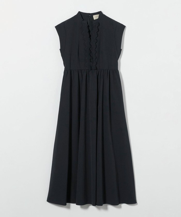 【ユナイテッドアローズ/UNITED ARROWS】のタックプリーツフリル スリットノースリーブワンピース - UVカット 接触冷感 吸水速乾 ウォッシャブル - インテリア・キッズ・メンズ・レディースファッション・服の通販 founy(ファニー) https://founy.com/ ファッション Fashion レディースファッション Fashion for Women ワンピース Dresses ウォッシャブル Machine Washable 洗える Machine Washable カーディガン Cardigan, Knitwear 切替 Switching, Contrast Panel 吸水 Absorbent, Quick-Dry ジャケット Jacket, Outerwear スリーブ Sleeve, Long Sleeve / Short Sleeve タイプライター Typewriter Fabric, Crisp Cotton フレンチ French, French Style フロント Front, Front Design プリーツ Pleats, Pleated おすすめ Recommended / Our Picks エレガント 上品 Elegant |ID: prp329100004600614 ipo3291000000032709079