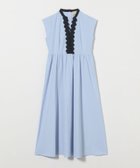 【ユナイテッドアローズ/UNITED ARROWS】のタックプリーツフリル スリットノースリーブワンピース - UVカット 接触冷感 吸水速乾 ウォッシャブル - LT.BLUE|ID: prp329100004600614 ipo3291000000032709081