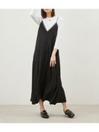 【ミラオーウェン/Mila Owen】の【セットアイテム】TシャツSETフレアキャミワンピース 人気、トレンドファッション・服の通販 founy(ファニー) ファッション Fashion レディースファッション Fashion for Women ワンピース Dresses キャミソールワンピース Camisole Dresses インナー Innerwear エレガント 上品 Elegant オーガンジー Organza Fabric キャミ Camisole, Cami Top キャミワンピース Cami Dress, Slip Dress キュプラ Cupro, Eco Fabric シンプル Simple, Minimal thumbnail BLK[009]|ID: prp329100004600622 ipo3291000000032709221