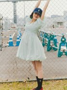 【リリーブラウン/Lily Brown】のパフスリーブバルーンミニワンピース MNT[021]|ID: prp329100004600623 ipo3291000000032709229