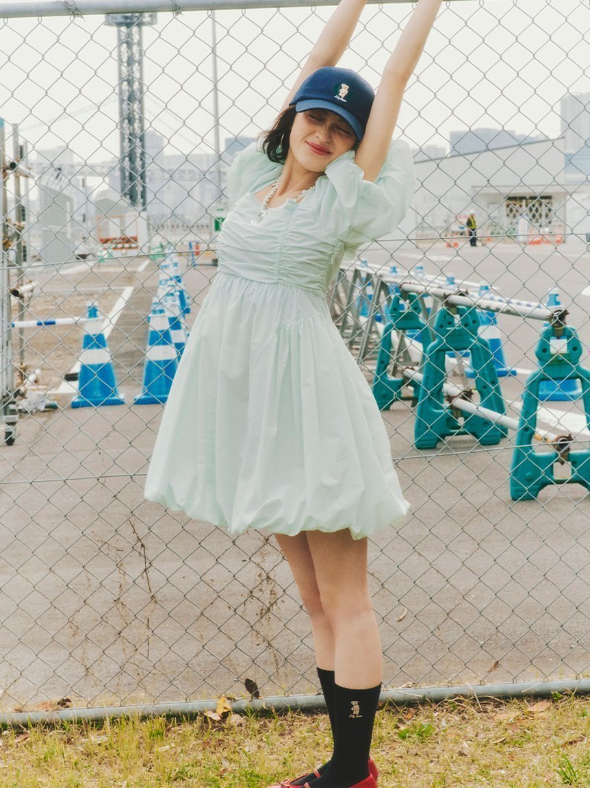 【リリーブラウン/Lily Brown】のパフスリーブバルーンミニワンピース インテリア・キッズ・メンズ・レディースファッション・服の通販 founy(ファニー) 　雑誌掲載アイテム　Magazine Picks & Fashion Features　ファッション雑誌　Fashion Magazines　スウィート　Sweet　ファッション　Fashion　レディースファッション　Fashion for Women　ワンピース　Dresses　5月号　May Issue　ギャザー　Gathered, Ruffled　バルーン　Balloon, Balloon Silhouette　フィット　Fit, Slim Fit　リボン　Ribbon, Bow　レース　Lace, Lace Fabric　夏　Summer　雑誌　Magazine, Fashion Magazine　MNT[021]|ID: prp329100004600623 ipo3291000000032709229