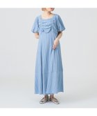【ビームス ウイメン/BEAMS】のジャカード スクエアネック パフスリーブ ワンピース 人気、トレンドファッション・服の通販 founy(ファニー) ファッション Fashion レディースファッション Fashion for Women ワンピース Dresses ジップ Zip, Zipper ジャカード／ジャガード Jacquard, Woven Pattern スクエア Square, Square Shape スリーブ Sleeve, Long Sleeve / Short Sleeve thumbnail BLUE|ID: prp329100004600627 ipo3291000000032709255