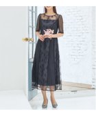 【ドレス/DRESS+】のドレス 結婚式 ワンピース タイト Iライン レース チャコール|ID: prp329100004600634 ipo3291000000032709326