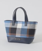 【ブルーレーベル クレストブリッジ/BLUE LABEL CRESTBRIDGE】のクレストブリッジチェックコットンリネンミニトート 人気、トレンドファッション・服の通販 founy(ファニー) ファッション Fashion レディースファッション Fashion for Women バッグ Bags thumbnail ブルー|ID: prp329100004600642 ipo3291000000032709414
