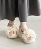【ランダ/RANDA】のボリュームフラワースポーツサンダル 人気、トレンドファッション・服の通販 founy(ファニー) ファッション Fashion レディースファッション Fashion for Women スポーツウェア Functional & Stylish Sportswear サンダル&ミュール Sandals & Mules クッション Cushion, Throw Pillow サンダル Sandals, Summer Shoes シアー Sheer, See-Through スポーツ Sports, Activewear チュール Tulip, Tulip Motif バランス Balance, Style Balance フェミニン Feminine, Girly フラワー Flower, Floral ラップ Wrap, Wrap Design レース Lace, Lace Fabric thumbnail IVORY|ID: prp329100004600664 ipo3291000000032709688