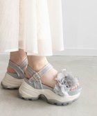 【ランダ/RANDA】のボリュームフラワースポーツサンダル 人気、トレンドファッション・服の通販 founy(ファニー) ファッション Fashion レディースファッション Fashion for Women スポーツウェア Functional & Stylish Sportswear サンダル&ミュール Sandals & Mules クッション Cushion, Throw Pillow サンダル Sandals, Summer Shoes シアー Sheer, See-Through スポーツ Sports, Activewear チュール Tulip, Tulip Motif バランス Balance, Style Balance フェミニン Feminine, Girly フラワー Flower, Floral ラップ Wrap, Wrap Design レース Lace, Lace Fabric thumbnail BLUE|ID: prp329100004600664 ipo3291000000032709692