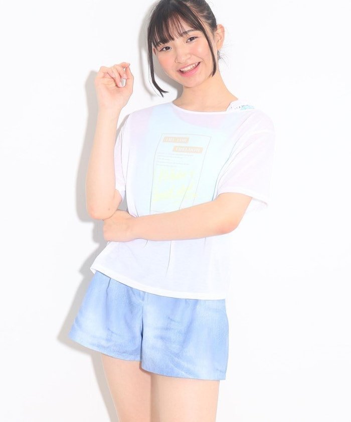 【ピンク ラテ/PINK-latte / KIDS】の【プールグッズ/セットアイテム】マクラメTシャツ付き水着4点セット インテリア・キッズ・メンズ・レディースファッション・服の通販 founy(ファニー) https://founy.com/ ファッション Fashion キッズファッション Fashion for Kids ダメージ Distressed, Destroyed フレア Flare, Flared プリント Print, Printed Pattern ボトム Bottoms, Lower Wear 水着 Swimsuit, Swimwear |ID: prp329100004600705 ipo3291000000032710001