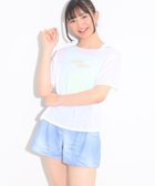 【ピンク ラテ/PINK-latte / KIDS】の【プールグッズ/セットアイテム】マクラメTシャツ付き水着4点セット オフホワイト|ID: prp329100004600705 ipo3291000000032710002