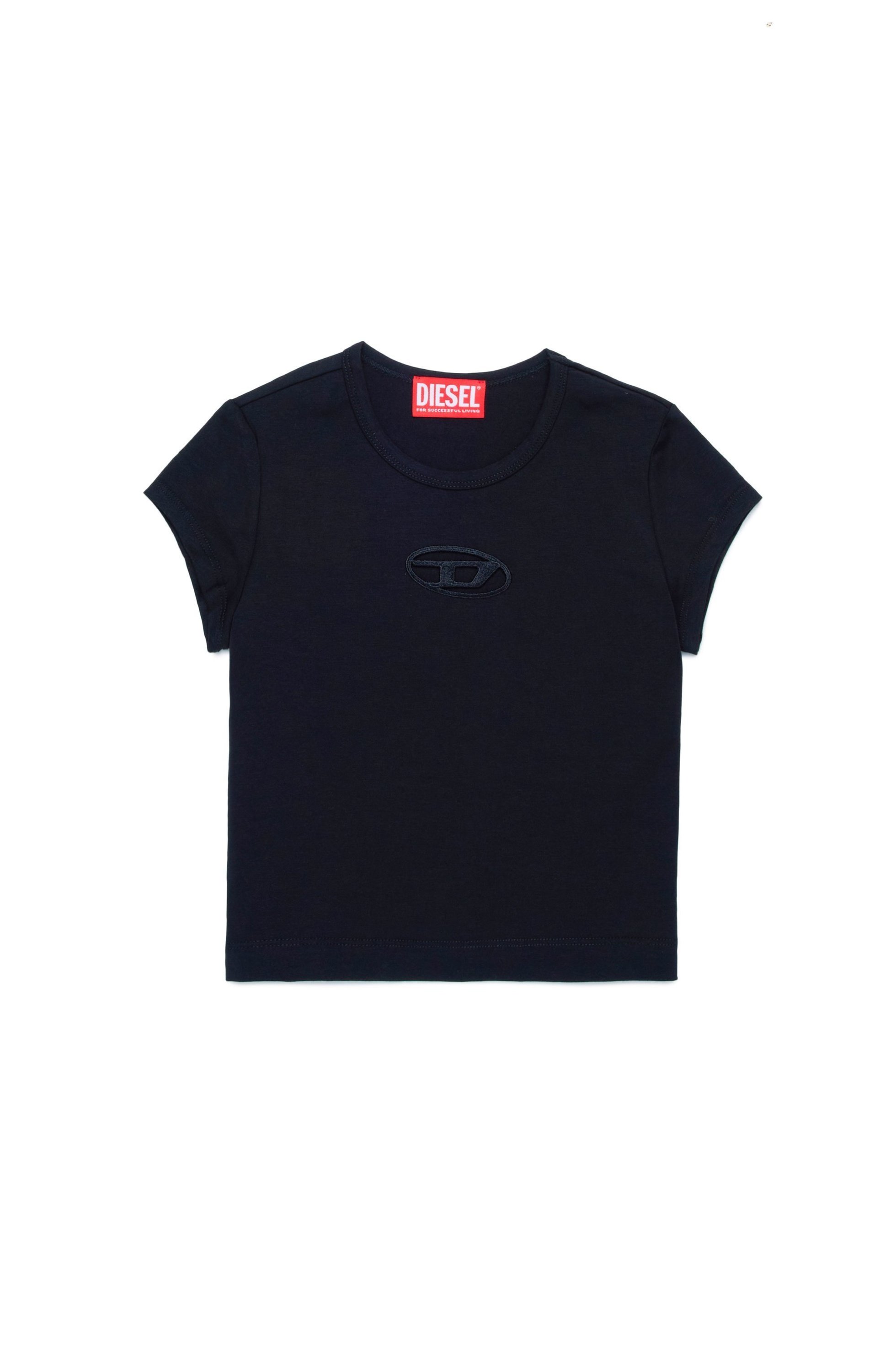 【ディーゼル/DIESEL / KIDS】のキッズ Tシャツ TANGIE インテリア・キッズ・メンズ・レディースファッション・服の通販 founy(ファニー) 　ファッション　Fashion　キッズファッション　Fashion for Kids　オーバル　Oval Design　ストレッチ　Stretch, Stretchy Fabric　スリーブ　Sleeve, Long Sleeve / Short Sleeve　トレンド　Trend, Trending Now　フィット　Fit, Slim Fit　ブラック|ID: prp329100004600710 ipo3291000000032710060