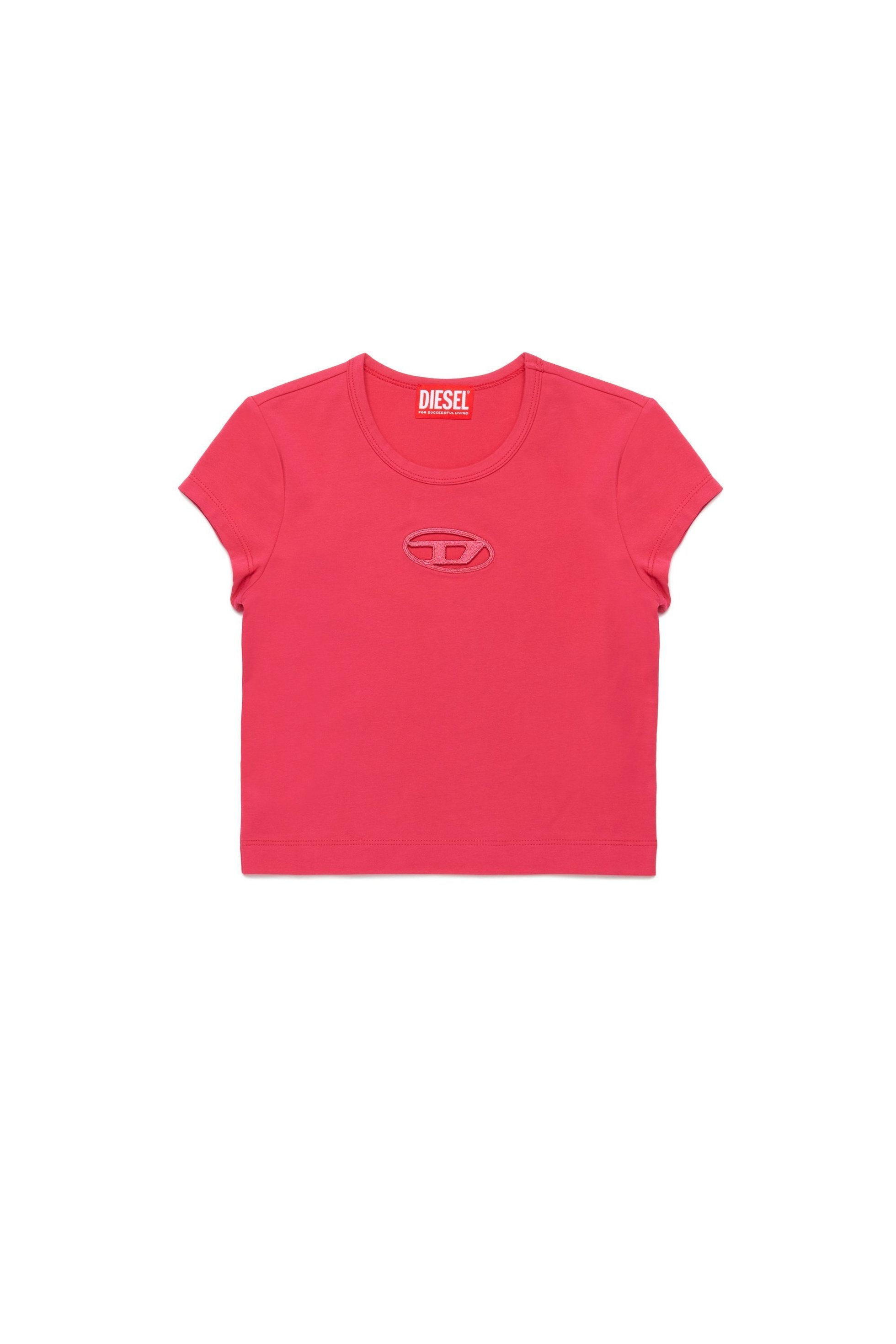 【ディーゼル/DIESEL / KIDS】のキッズ Tシャツ TANGIE インテリア・キッズ・メンズ・レディースファッション・服の通販 founy(ファニー) 　ファッション　Fashion　キッズファッション　Fashion for Kids　オーバル　Oval Design　ストレッチ　Stretch, Stretchy Fabric　スリーブ　Sleeve, Long Sleeve / Short Sleeve　トレンド　Trend, Trending Now　フィット　Fit, Slim Fit　ピンク|ID: prp329100004600710 ipo3291000000032710064