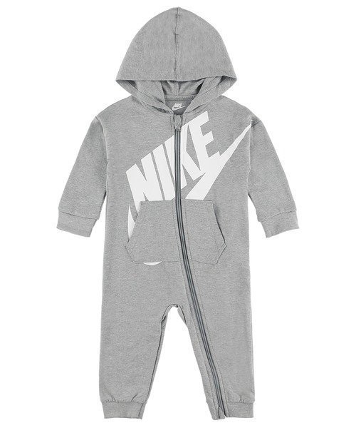 【その他のブランド/Other】のベビー(74-92cm) ロンパース NIKE(ナイキ) BABY FRENCH TERRY COVERALL インテリア・キッズ・メンズ・レディースファッション・服の通販 founy(ファニー) 　ファッション　Fashion　キッズファッション　Fashion for Kids　ベビー　Baby, Babywear　ロンパース　Romper, Jumpsuit　GRAY|ID: prp329100004600721 ipo3291000000032710169