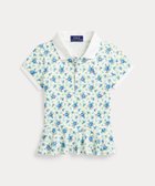 【ラルフローレン/RALPH LAUREN / KIDS】の(ガールズ 2才~6才)フローラル ストレッチ メッシュ ペプラム ポロシャツ 人気、トレンドファッション・服の通販 founy(ファニー) ファッション Fashion キッズファッション Fashion for Kids ストレッチ Stretch, Stretchy Fabric ペプラム Peplum, Flared Hem ポロシャツ Polo Shirt, Collared Tee メッシュ Mesh, Net Fabric 半袖 Short Sleeve, Half Sleeve thumbnail 300グリーン|ID: prp329100004600722 ipo3291000000032710173