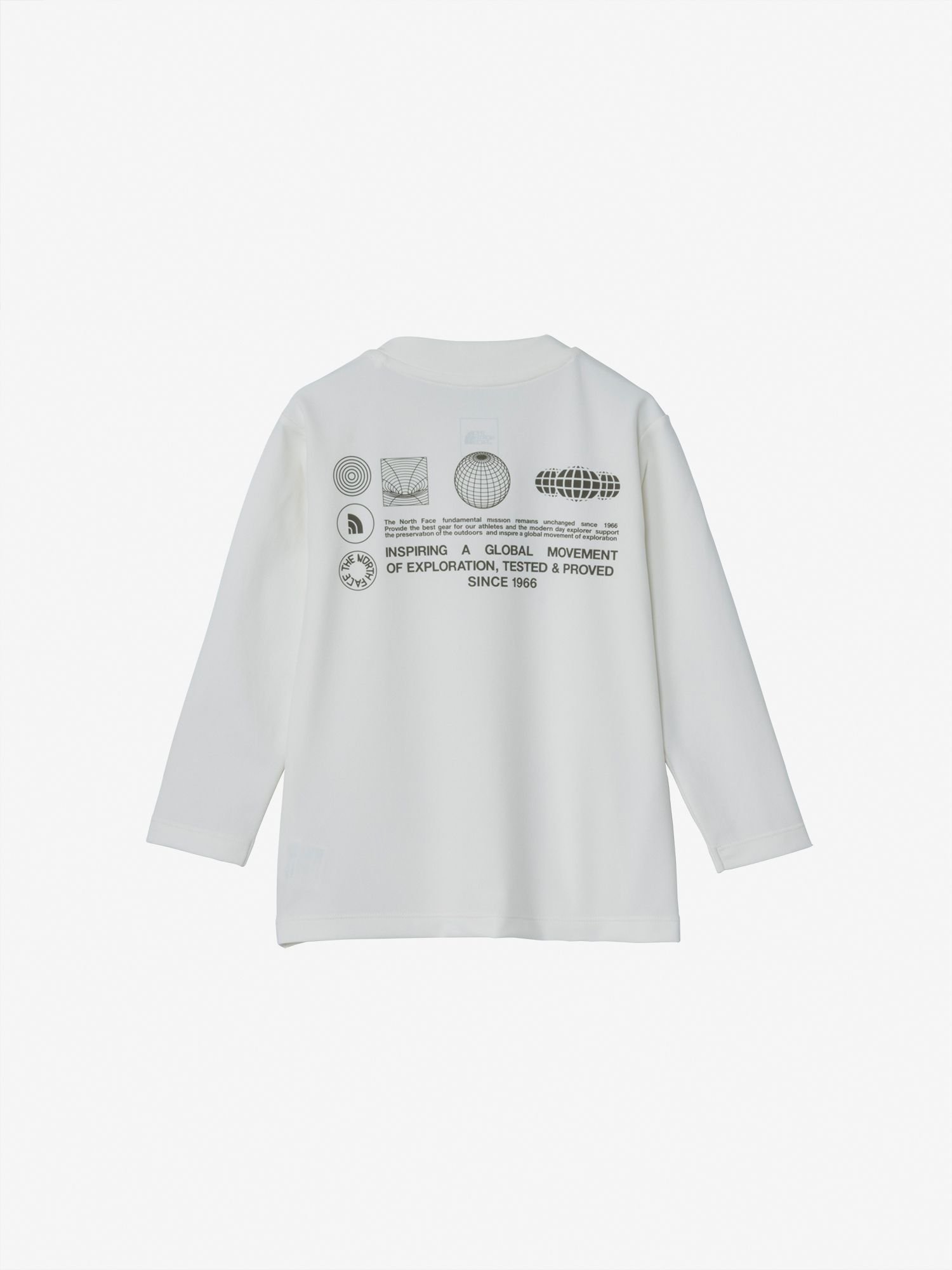 【ザ ノース フェイス/THE NORTH FACE / KIDS】の【公式】トドラーロングスリーブサンシェードティー(キッズ) インテリア・キッズ・メンズ・レディースファッション・服の通販 founy(ファニー) 　ファッション　Fashion　キッズファッション　Fashion for Kids　アウトドア　Outdoor Clothing　グラフィック　Graphic, Graphic Design　ストレッチ　Stretch, Stretchy Fabric　パターン　Pattern, Design Print　モチーフ　Motif, Design Theme　軽量　Lightweight, Ultra Light　長袖　Long Sleeve, Full Sleeve　鹿の子　Piqué, Kanoko Fabric　ホワイトデューン|ID: prp329100004600731 ipo3291000000032710228