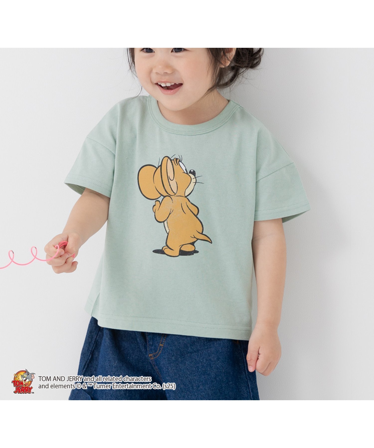 【チルツー/chil2 / KIDS】のトムとジェリー 半袖Tシャツ インテリア・キッズ・メンズ・レディースファッション・服の通販 founy(ファニー) 　ファッション　Fashion　キッズファッション　Fashion for Kids　イラスト　Illustration　半袖　Short Sleeve, Half Sleeve　Bジェリー/ミント|ID: prp329100004600750 ipo3291000000032710301