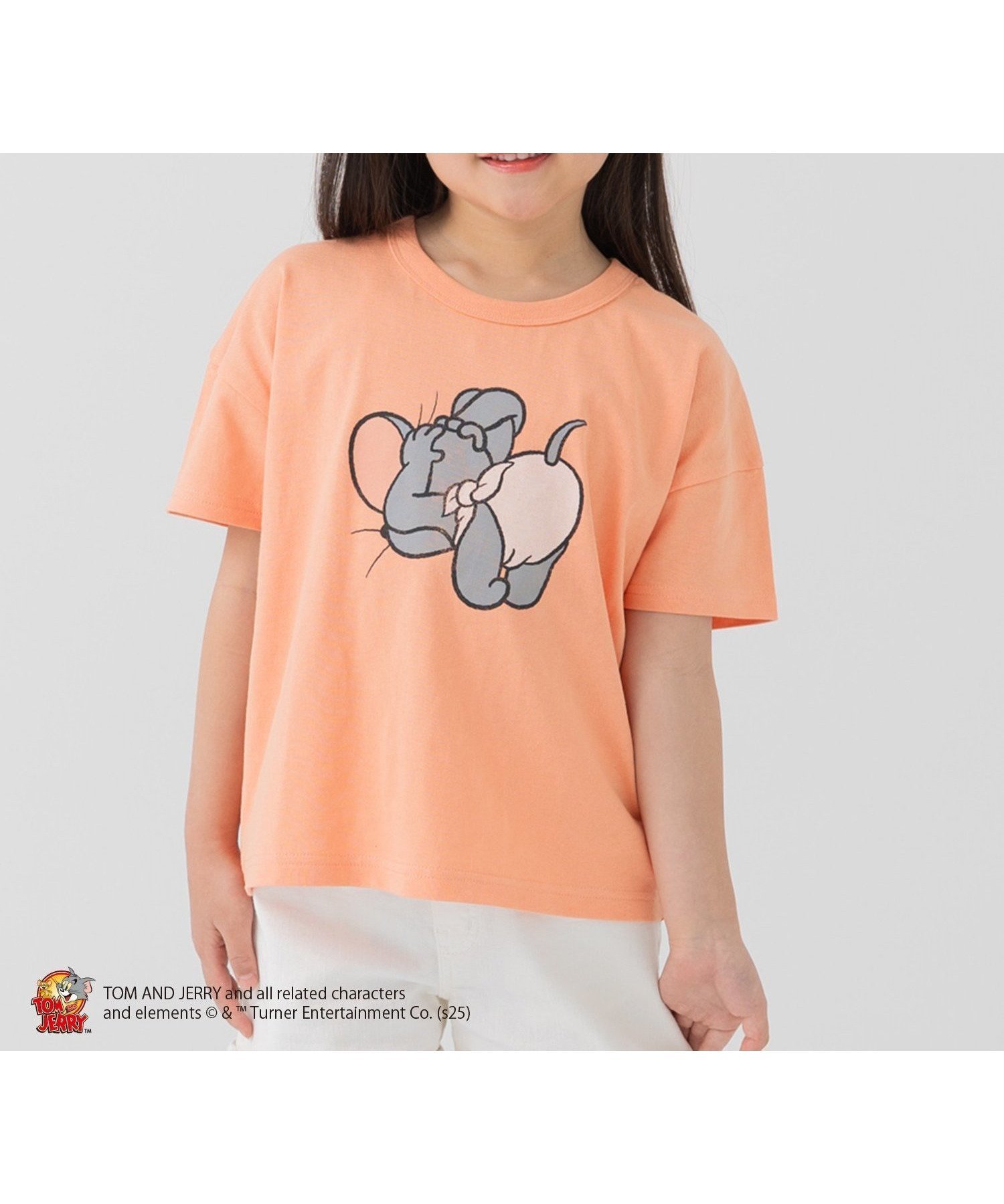 【チルツー/chil2 / KIDS】のトムとジェリー 半袖Tシャツ インテリア・キッズ・メンズ・レディースファッション・服の通販 founy(ファニー) 　ファッション　Fashion　キッズファッション　Fashion for Kids　イラスト　Illustration　半袖　Short Sleeve, Half Sleeve　Dタフィー/オレンジ|ID: prp329100004600750 ipo3291000000032710304
