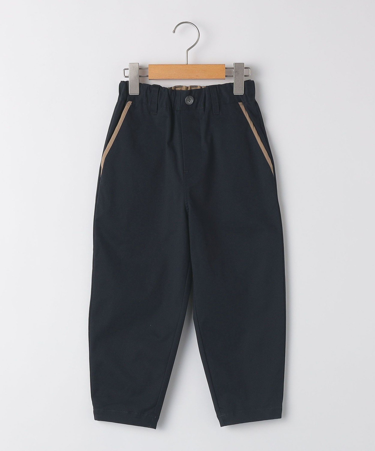 【シップス/SHIPS / KIDS】のSHIPS KIDS 100~130cm / コットン チノ パンツ インテリア・キッズ・メンズ・レディースファッション・服の通販 founy(ファニー) 　ファッション　Fashion　キッズファッション　Fashion for Kids　ボトムス　Bottoms　おすすめ　Recommended / Our Picks　ストレッチ　Stretch, Stretchy Fabric　スポーティ　Sporty, Casual Athletic　バルーン　Balloon, Balloon Silhouette　パイピング　Piping, Trim Design　ベスト　Vest, Waistcoat　ポケット　Pocket, Pocket Detail　ロング　Long, Long-Length　ネイビー|ID: prp329100004600787 ipo3291000000032710457