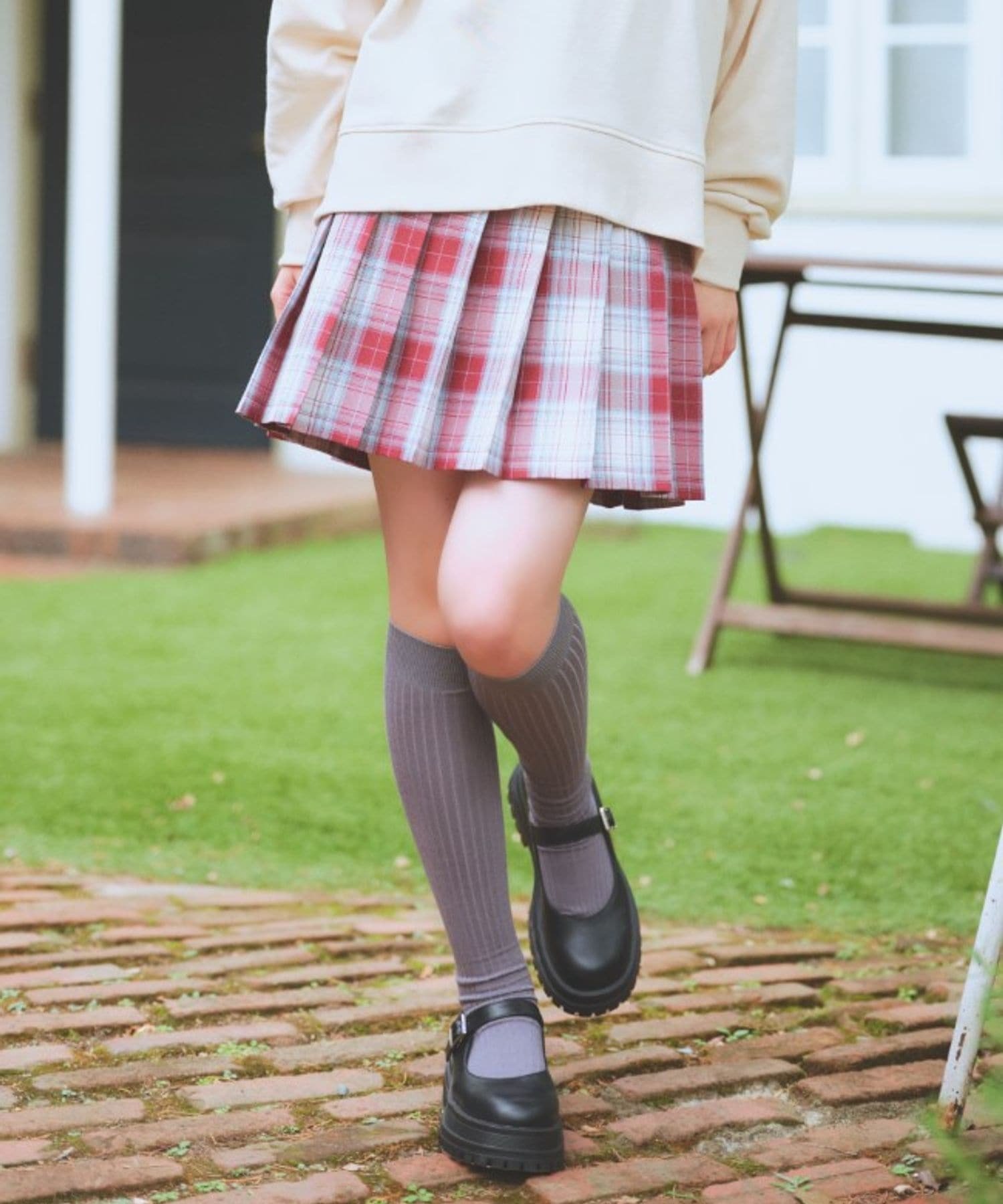 【レピピアルマリオ/repipi armario / KIDS】のハイウエストプリーツスカート インテリア・キッズ・メンズ・レディースファッション・服の通販 founy(ファニー) 　ファッション　Fashion　キッズファッション　Fashion for Kids　インナー　Innerwear　ショート　Short, Short Length　スウェット / スエット　Sweatshirt, Sweatwear　プリーツ　Pleats, Pleated　ロング　Long, Long-Length　定番　Standard, Basic Item　【新色予約】アカチャイロ50|ID: prp329100004600800 ipo3291000000032710500
