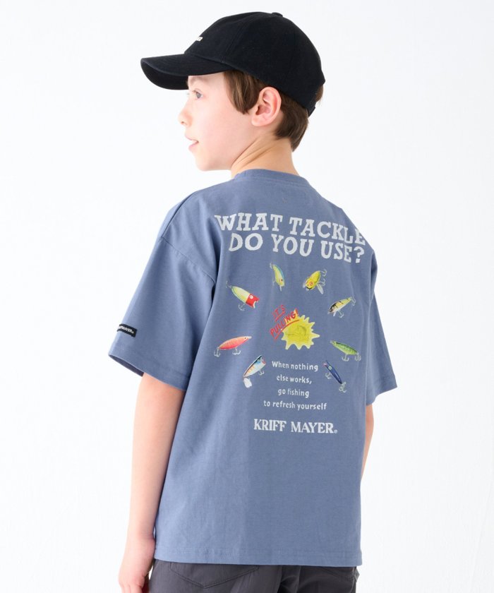 【クリフメイヤー キッズ/KRIFF MAYER / KIDS】のカラフルバックプリントT(ルアー) インテリア・キッズ・メンズ・レディースファッション・服の通販 founy(ファニー) https://founy.com/ ファッション Fashion キッズファッション Fashion for Kids イラスト Illustration グラフィック Graphic, Graphic Design シンプル Simple, Minimal スタンダード Standard, Basic プリント Print, Printed Pattern メンズ Men's, Menswear モチーフ Motif, Design Theme 夏 Summer |ID: prp329100004600804 ipo3291000000032710516