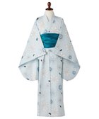 【その他のブランド/Other】の浴衣 キッズ 2点セット 女の子 和柄 兵児帯 マリーゴールド/サックス|ID: prp329100004600815 ipo3291000000032710559