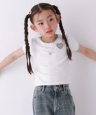 【レピピアルマリオ/repipi armario / KIDS】の【10C REPIPI】バックレースハートTシャツ 人気、トレンドファッション・服の通販 founy(ファニー) ファッション Fashion キッズファッション Fashion for Kids フロント Front, Front Design ワンポイント One Point, Statement Accent thumbnail ホワイト05|ID: prp329100004600821 ipo3291000000032710594