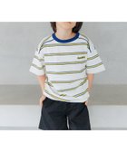 【ベイフロー/BAYFLOW / KIDS】の【SPALDING(スポルディング)】別注ボーダーTシャツ(KIDS) オフホワイト11|ID: prp329100004600825 ipo3291000000032710619