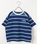 【ベイフロー/BAYFLOW / KIDS】の【SPALDING(スポルディング)】別注ボーダーTシャツ(KIDS) ブルー80|ID: prp329100004600825 ipo3291000000032710620
