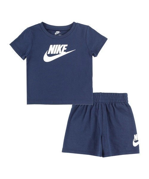 【その他のブランド/Other】のベビー(80-90cm) セット商品 NIKE(ナイキ) NKN CLUB TEE SHORT SET インテリア・キッズ・メンズ・レディースファッション・服の通販 founy(ファニー) 　ファッション　Fashion　キッズファッション　Fashion for Kids　ショート　Short, Short Length　スポーツ　Sports, Activewear　フィット　Fit, Slim Fit　フロント　Front, Front Design　ベビー　Baby, Babywear　ベーシック　Basic, Essential　NAVY|ID: prp329100004600829 ipo3291000000032710649