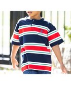 【その他のブランド/Other】のヘンリーネックカノコマルチボーダーTシャツ(110~160cm) ネイビー系|ID: prp329100004600832 ipo3291000000032710691