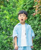 【ローリーズファーム/LOWRYS FARM / KIDS】のストライプシャツ ブルー|ID: prp329100004600843 ipo3291000000032710745