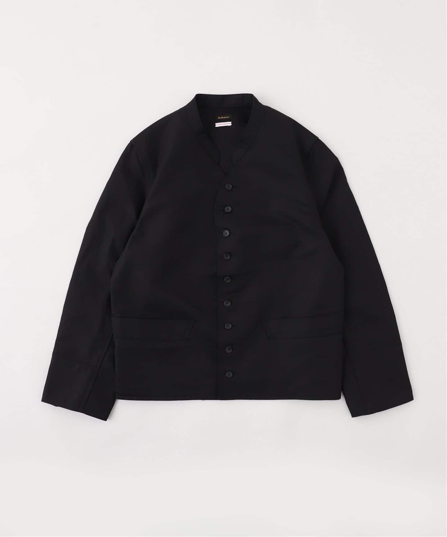 【エディフィス/EDIFICE / MEN】のLetiquette * ETS.MATERIAUX コットンリネン ドルマン ジャケット インテリア・キッズ・メンズ・レディースファッション・服の通販 founy(ファニー) 　ファッション　Fashion　メンズファッション　Fashion for Men　2025年　2025　2025春夏・S/S　Spring/Summer 2025 SS25　コレクション　Collection, Seasonal Line　ジャケット　Jacket, Outerwear　フランス　France, French　モチーフ　Motif, Design Theme　リネン　Linen, Linen Fabric　ブラック|ID: prp329100004600852 ipo3291000000032710799