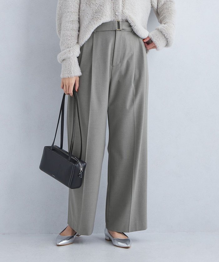 【その他のブランド/Other】の2タック ベルト ワイド パンツ インテリア・キッズ・メンズ・レディースファッション・服の通販 founy(ファニー) https://founy.com/ ファッション Fashion レディースファッション Fashion for Women パンツ Pants & Trousers ベルト&ウエストマーク Belts & Waist Accessories おすすめ Recommended / Our Picks コンパクト Compact, Small Size シンプル Simple, Minimal ジャケット Jacket, Outerwear センター Center, Center Line リラックス Relax, Relaxed Fit ワイド Wide, Wide Fit エレガント 上品 Elegant ビジネス 仕事 通勤 Business / Work / Commuting 秋 Autumn |ID: prp329100004600921 ipo3291000000032711260