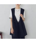 【コムサイズム/COMME CA ISM】の【UVカット・吸水速乾・接触冷感】kireri ノーカラーロングジレ / セットアップ対応 人気、トレンドファッション・服の通販 founy(ファニー) ファッション Fashion レディースファッション Fashion for Women アウター Coat / Outerwear Collection トップス・カットソー Cut & Sew Tops ベスト&ジレ / 重ね着スタイル Vests & Gilets おすすめ Recommended / Our Picks シンプル Simple, Minimal セットアップ Set-Up, Coordinated Outfit ドレープ Drape, Draping Fabric ポケット Pocket, Pocket Detail ワイド Wide, Wide Fit ヴィンテージ Vintage Style 吸水 Absorbent, Quick-Dry thumbnail ネイビー|ID: prp329100004600929 ipo3291000000032711286