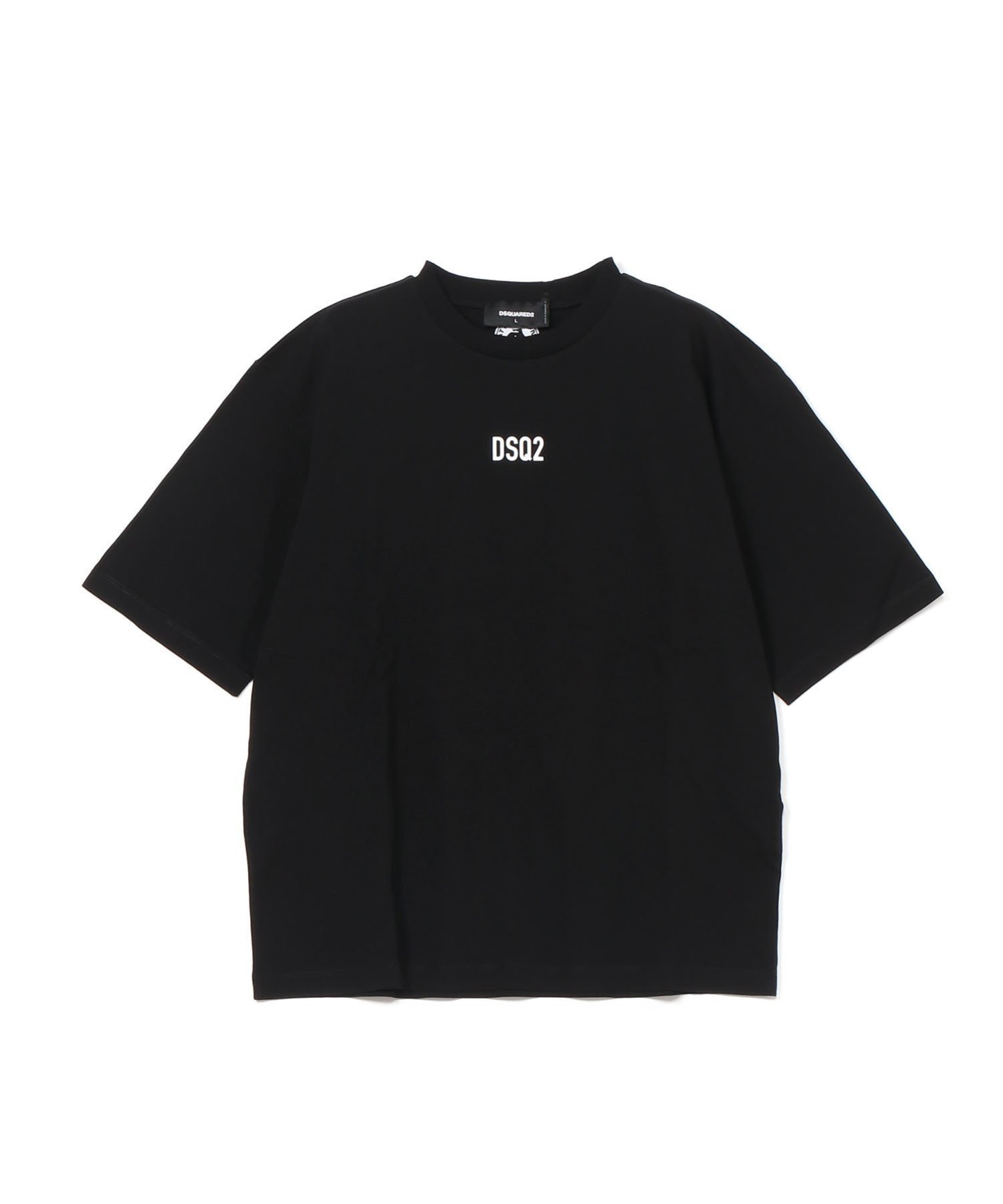 【ディースクエアード/DSQUARED2 / MEN】のDSQ2 LOOSE FIT T-SHIRT インテリア・キッズ・メンズ・レディースファッション・服の通販 founy(ファニー) 　ファッション　Fashion　メンズファッション　Fashion for Men　コンパクト　Compact, Small Size　ショルダー　Shoulder, Shoulder Strap　シンプル　Simple, Minimal　ドロップ　Drop Shoulder, Dropped Style　フロント　Front, Front Design　プリント　Print, Printed Pattern　ワイド　Wide, Wide Fit　BLACK|ID: prp329100004600961 ipo3291000000032711567